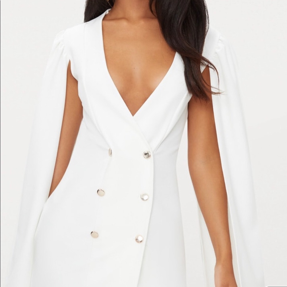 Cape Blazer Dress